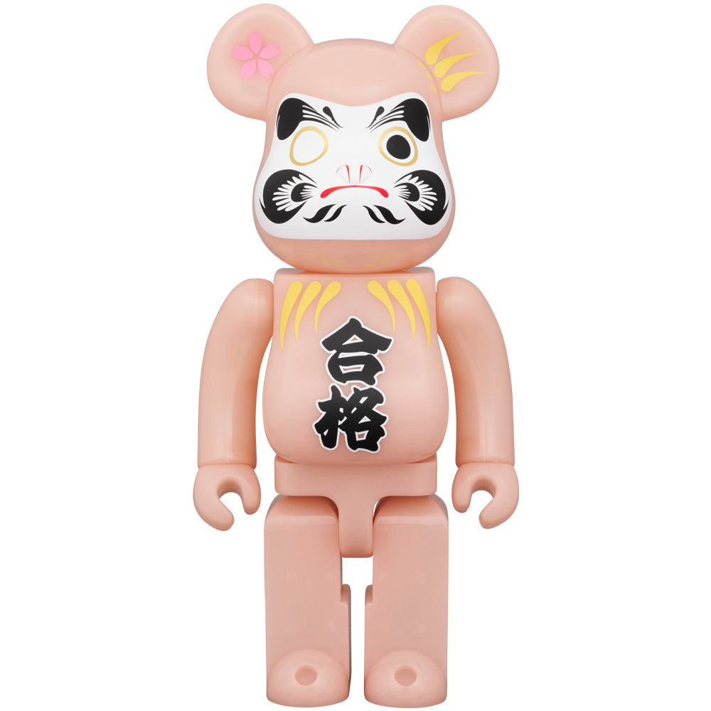 BE@RBRICK 達磨 合格 赤蓄光 400％