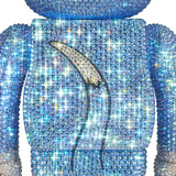 BE@RBRICK CRYSTAL DECORATE TOM (Classic Color) 400% (TOM AND JERRY)《Planned to be shipped in late April 2025》