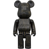 BE@RBRICK Karimoku Uzukuri finish Black Gold 400%