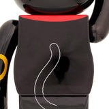 BE@RBRICK Maneki Neko Gold Fortune Black Plating 1000%