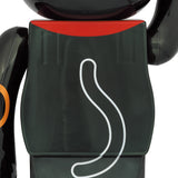 BE@RBRICK Maneki Neko Black Plated Luminous 1000%