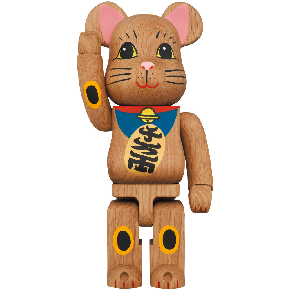 春節 縁起物□BE@RBRICK カリモク 招き猫 四 400% ベアブリック