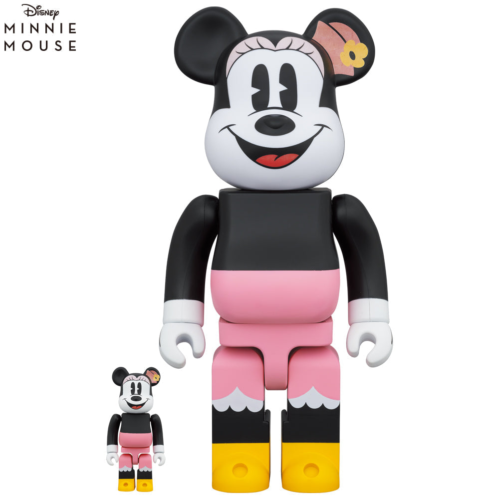 BE@RBRICK Box Lunch Minnie 100％ & 400％