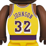 BE@RBRICK Magic Johnson (Los Angeles Lakers) 100% & 400%