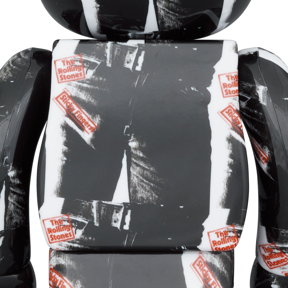 BE@RBRICK Andy Warhol × The Rolling Stones ”Sticky Fingers” 100 ...