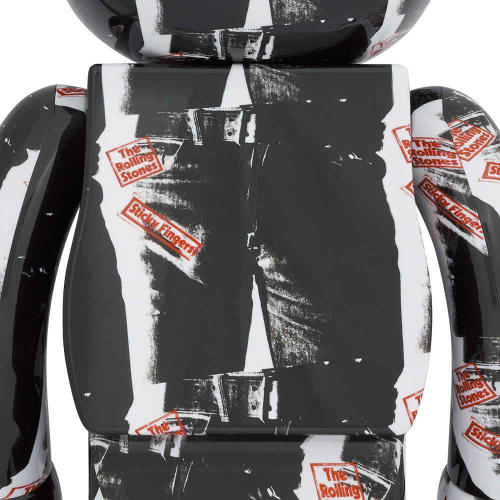 BE@RBRICK Andy Warhol × The Rolling Stones ”Sticky Fingers” 1000％