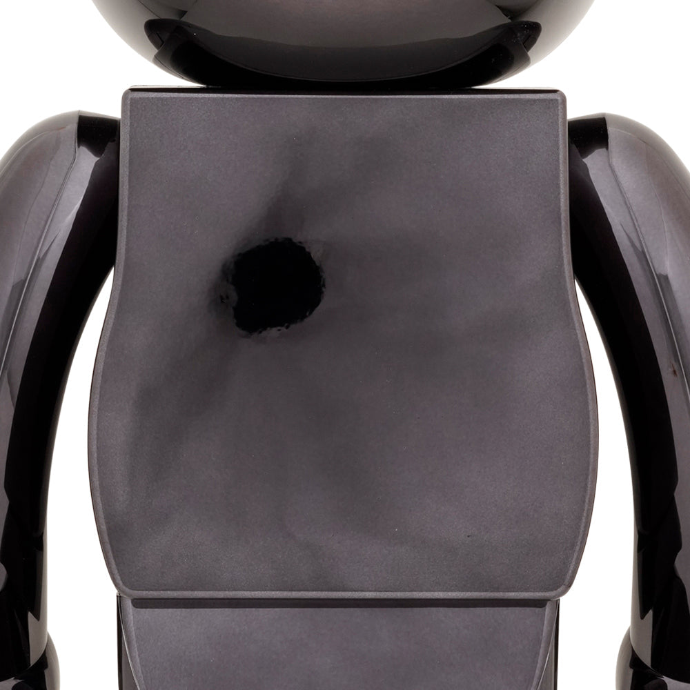 BE@RBRICK The Rolling Stones Lips & Tongue BLACK CHROME Ver