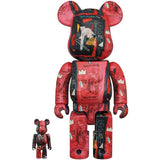 BE@RBRICK Andy Warhol × JEAN-MICHEL BASQUIAT #1 100% & 400%