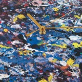 WALL CLOCK “Jackson Pollock Studio” made by KARIMOKU