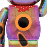 BE@RBRICK Maneki Neko Good Luck Ten Million Ryo Black Transparent Plating 1000%