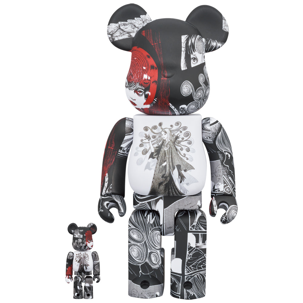 BE@RBRICK - BE@RBRICK Junji Ito UZUMAKI 100％ 400％その1 BE@RBRICK S'YTE × Junji Ito UZUMAKI 100％ & 400％ – MCT TOKYO