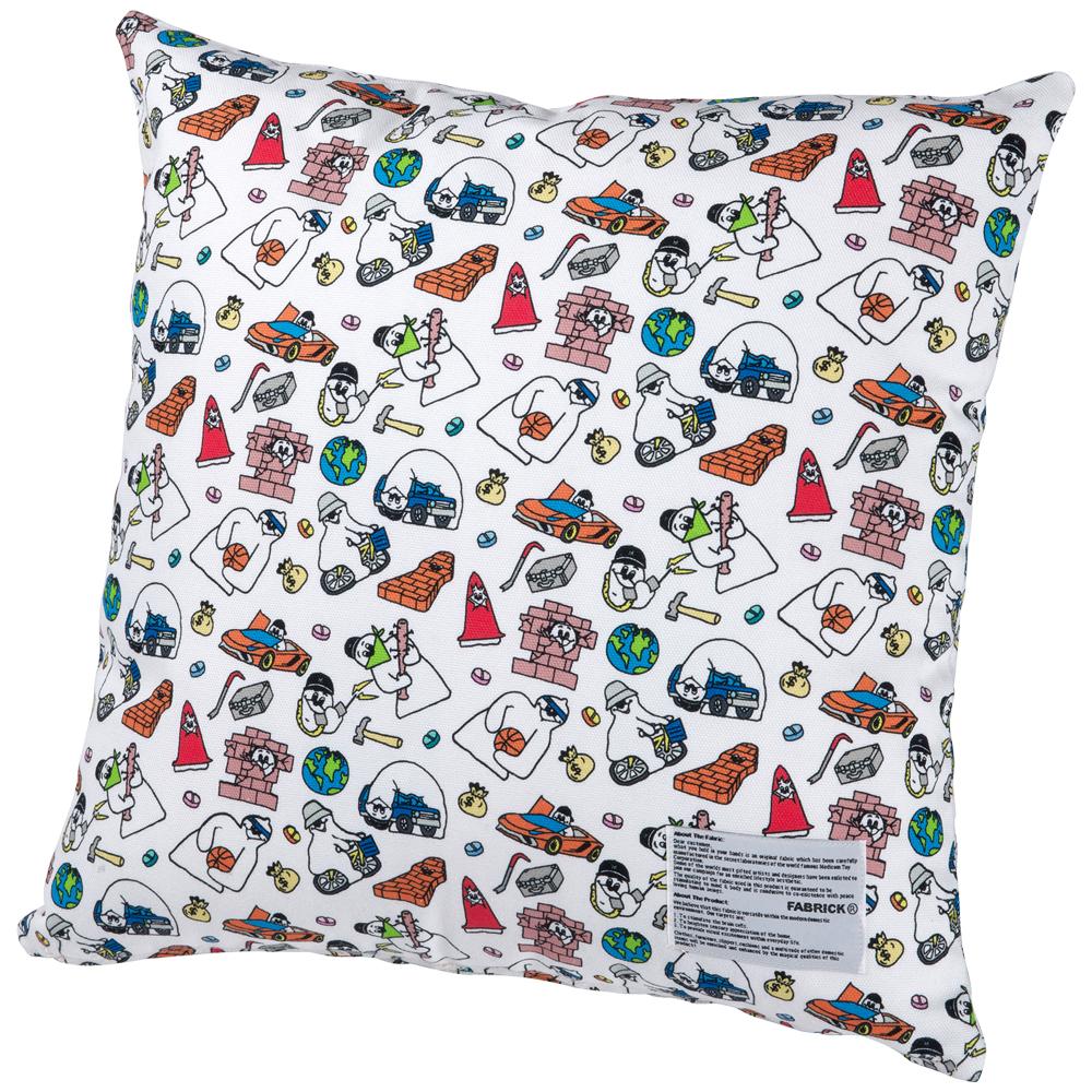 MLE FABRICK × SHINKNOWNSUKE SQUARE CUSHION COVER+PILLOW – MCT TOKYO