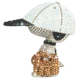 UDF CRYSTAL DECORATE SNOOPY BASEBALL PLAYER SNOOPY《Scheduled to be shipped within 3 to 6 months after ordering》