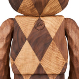 BE@RBRICK Karimoku fragmentdesign polygon-LATTICE PATTERN 400％