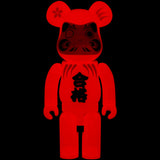 BE@RBRICK Daruma “GOUKAKU” Red luminescence 100%