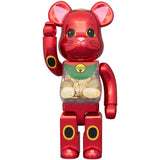 BE@RBRICK Maneki Neko with Koban Ten million ryo Plum Gold Plated 100% & 400%