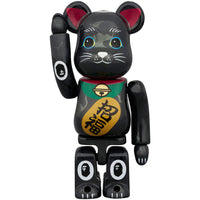 BE@RBRICK BAPE(R) Manekineko Black plated / Daruma White plated 100％ & 400％ （Set of 4）