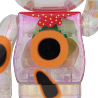 BE@RBRICK Maneki Neko Good luck・Ten million ryo Clear Plating 100％ & 400％