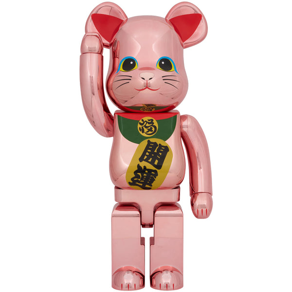 BE@RBRICK Maneki Neko Good luck 2 Peach Gold Plated 1000%
