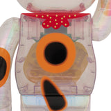 BE@RBRICK Maneki Neko Good luck・Ten million ryo Clear Plating 1000％