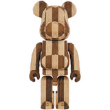 BE@RBRICK Karimoku fragmentdesign 1000％ carved wooden - LONGITUDINAL CHESS