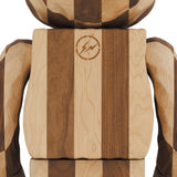 BE@RBRICK Karimoku fragmentdesign 1000％ carved wooden - LONGITUDINAL CHESS