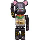 BE@RBRICK Manekineko Koban Ten Million Ryo Black Plated 100% & 400%