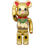 BE@RBRICK Maneki Neko Coin Good luck 2 Gold Plating 100% & 400% 
