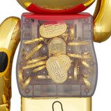 BE@RBRICK Maneki Neko Coin Good luck 2 Gold Plating 100% & 400% 