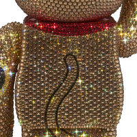 BE@RBRICK CRYSTAL DECORATE Manekineko Gold 400%