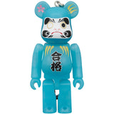 BE@RBRICK Daruma “GOUKAKU” Blue luminescence 100％