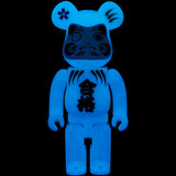 BE@RBRICK Daruma “GOUKAKU” Blue luminescence 100％