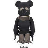 BE@RBRICK Anne Valerie Dupond ONE OF KIND BE@RBRICK 1000％ Corbeau(Lottery item scheduled to ship in December 2025. Lottery period ends December 14th.)