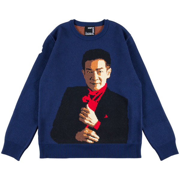 MLE "Toshihiko Tahara" KNIT GANG COUNCIL CREW NECK SWEATER "TOSHI"《Scheduled to ship in October 2024 / order period is until July 28th》