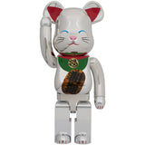 BE@RBRICK 招财猫 Good Luck 2 夜光镀银 1000%