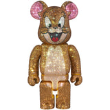 BE@RBRICK CRYSTAL DECORATE JERRY (Classic Color) 400％ (TOM AND JERRY)《Planned to be shipped in late April 2025》