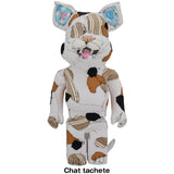 BE@RBRICK Anne Valerie Dupond ONE OF KIND BE@RBRICK 1000％ Chat tachete(Lottery item scheduled to ship in December 2025. Lottery period ends December 14th.)