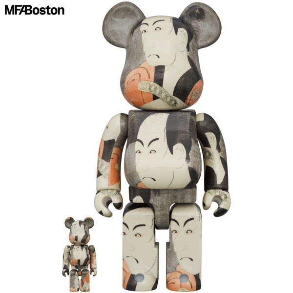 BE@RBRICK Boston Museum 東洲斎写楽 「市川男女蔵の奴一平」 100％ & 400％《2024年4月発売・発送予定 受注期間は10月10日まで》