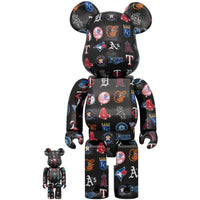 BE@RBRICK AMERICAN LEAGUE(TM) BLACK Ver. 100％ & 400％ – MCT TOKYO