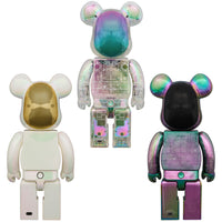 BE@RBRICK AUDIO IRIDESCENT 400％ Portable Bluetooth(R) Speaker CRYSTAL HALO／PEARL MIRAGE／BLACK AURORA
