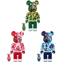 BE@RBRICK BABY MILO(R) CAMO SHARK 100％ & 400％
