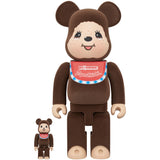 BE@RBRICK Monchhichi-kun (绒毛版) 100% & 400%