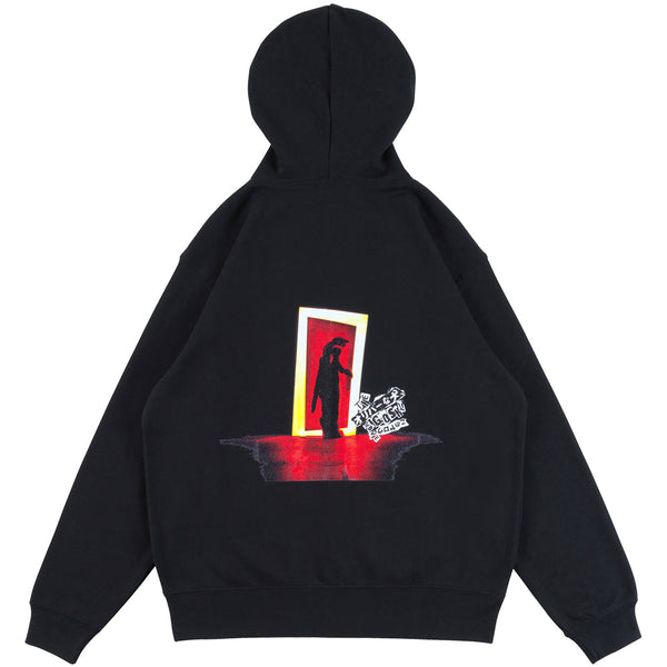 MLE × THE オリバーな犬、(GOSH!!) このヤロウ MOVIE "DOORS" HOODIE