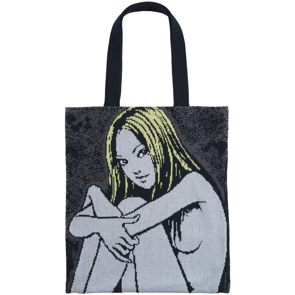 MLE KNIT GANG COUNCIL × 富江 KNIT TOTE BAG 「富江 D」《2025年12月発送予定 受注期間は10月26日まで》