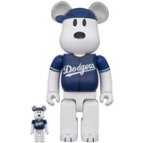 MLB × PEANUTS BE@RBRICK SNOOPY (LOS ANGELES DODGERS) 100％ & 400％《2026年7月発売・発送予定 受注期間は4月10日まで》_0
