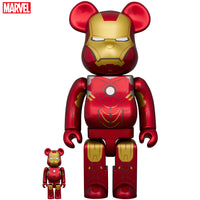 BE@RBRICK IRON MAN MARK IV 100％ & 400％
