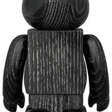 BE@RBRICK カリモク 浮造り 黒銀 400％ フィギュア_1