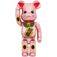 BE@RBRICK Manekineko Good luck Peach Gold Plating 1000％