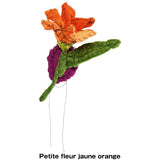 #112 Anne Valerie Dupond Petite fleur jaune orange