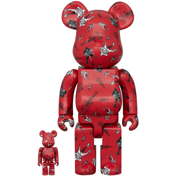 BE@RBRICK BUCK∞TICK Imai Hisashi RED Ver. 100％ & 400％《Planned to be shipped in late February 2026 / Order period is until September 10》